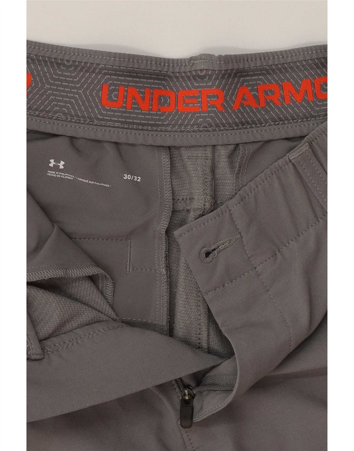 Under Armour Pantalón chino ajustado para hombre W30 L32 Poliéster gris