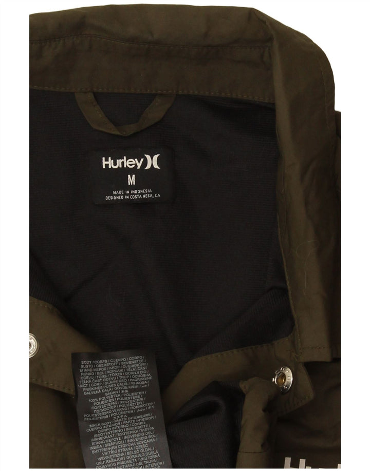Hurley Chaqueta Bomber para Hombre UK 38 Medium Caqui Poliéster