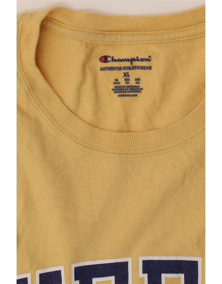 Champion Camiseta Gráfica Hombre Top XL Amarillo