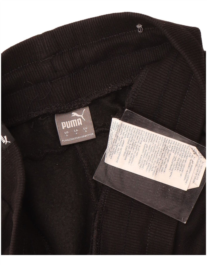Puma Pantalones De Chándal Para Hombre Joggers Small Negro Algodón