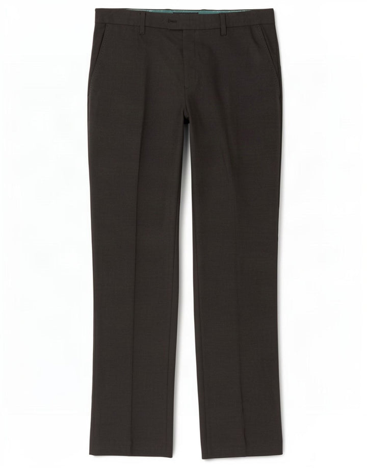 Pantalones de traje rectos para hombre de Ted Baker W36 L32 Poliéster con manchas grises