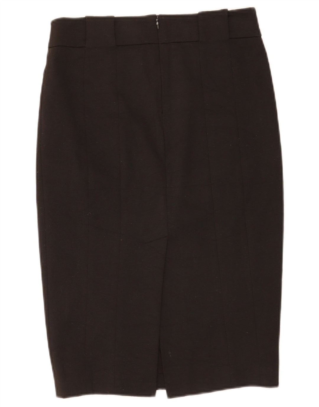 Falda Lápiz Zara Mujer Small W26 Poliéster Negro