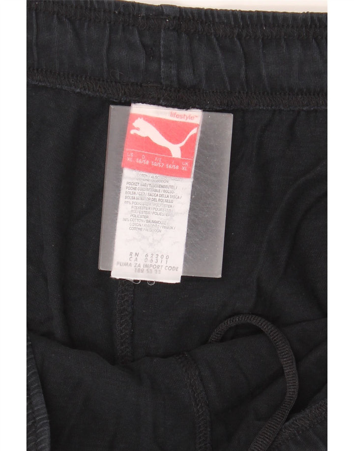 Puma Pantalones cortos deportivos gráficos para hombre XL Poliéster negro
