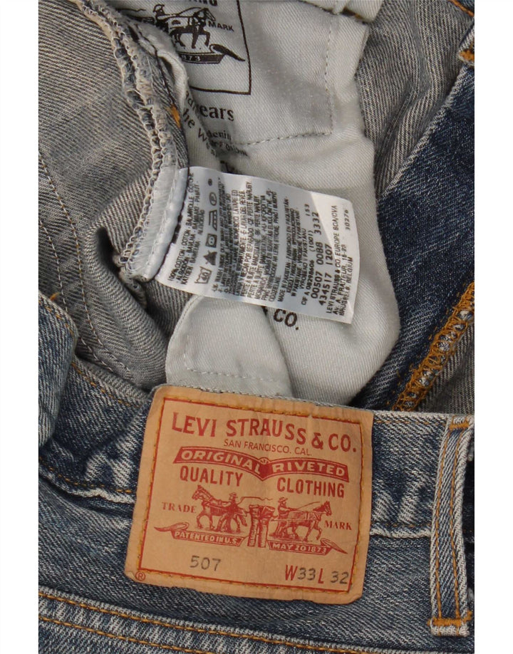 Levi's Mujer 507 Vaqueros Bootcut W33 L28 Algodón Azul