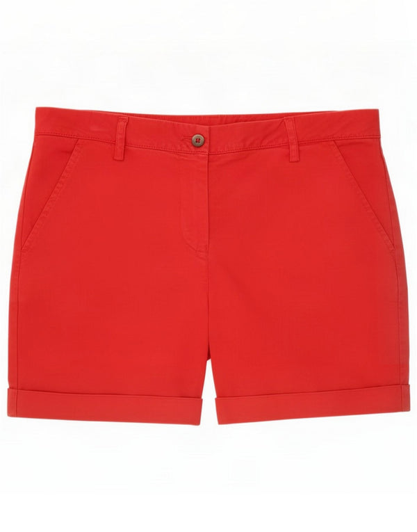 Pantalones cortos chinos Kappa Perfect Fit para mujer IT 44 Medium W30 Algodón rojo