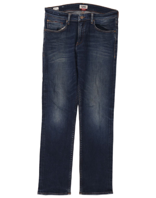 Tommy Hilfiger Vaqueros rectos para hombre W34 L32 Algodón azul
