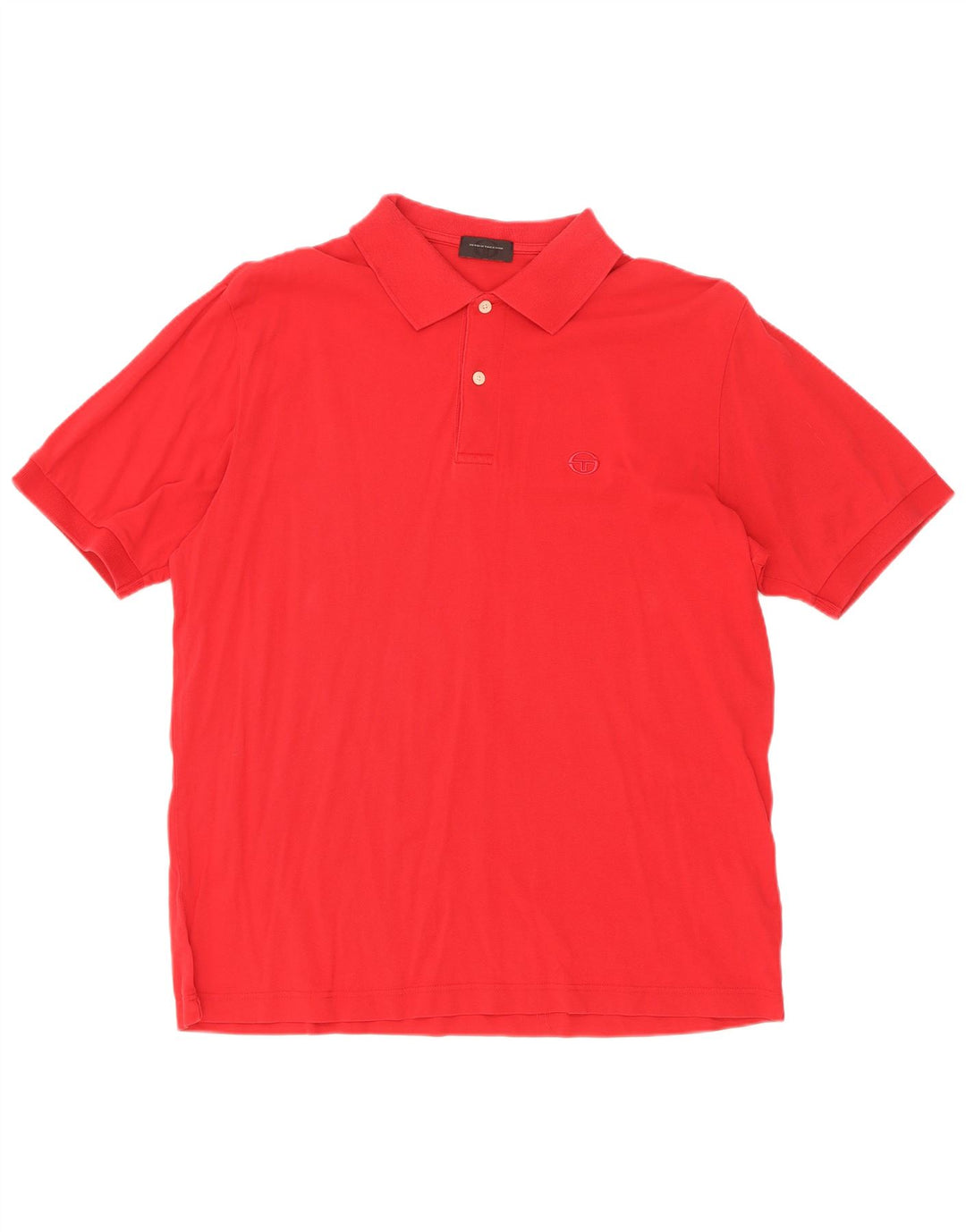 Sergio Tacchini Polo Hombre IT 50 Medium Rojo Algodón