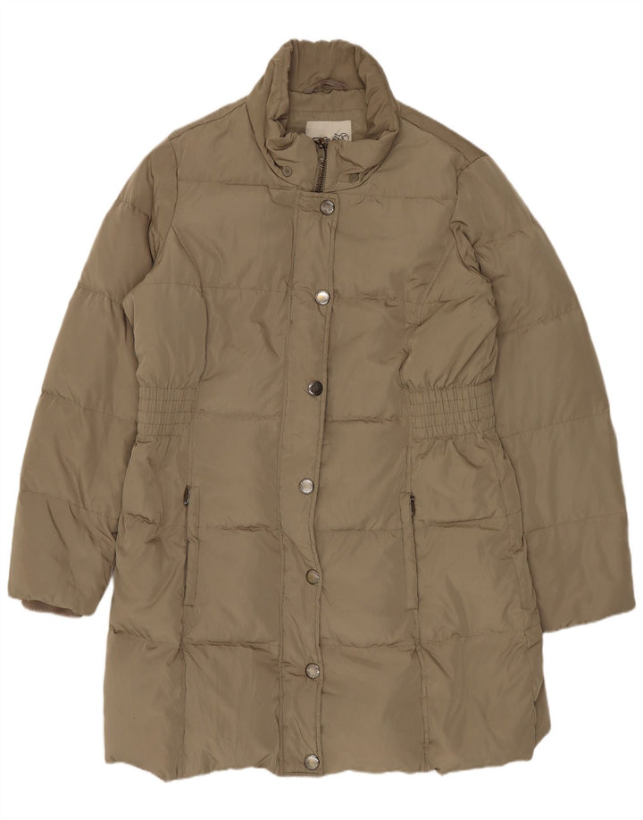 Esprit Abrigo acolchado para mujer UK 46 Grande Caqui Poliéster