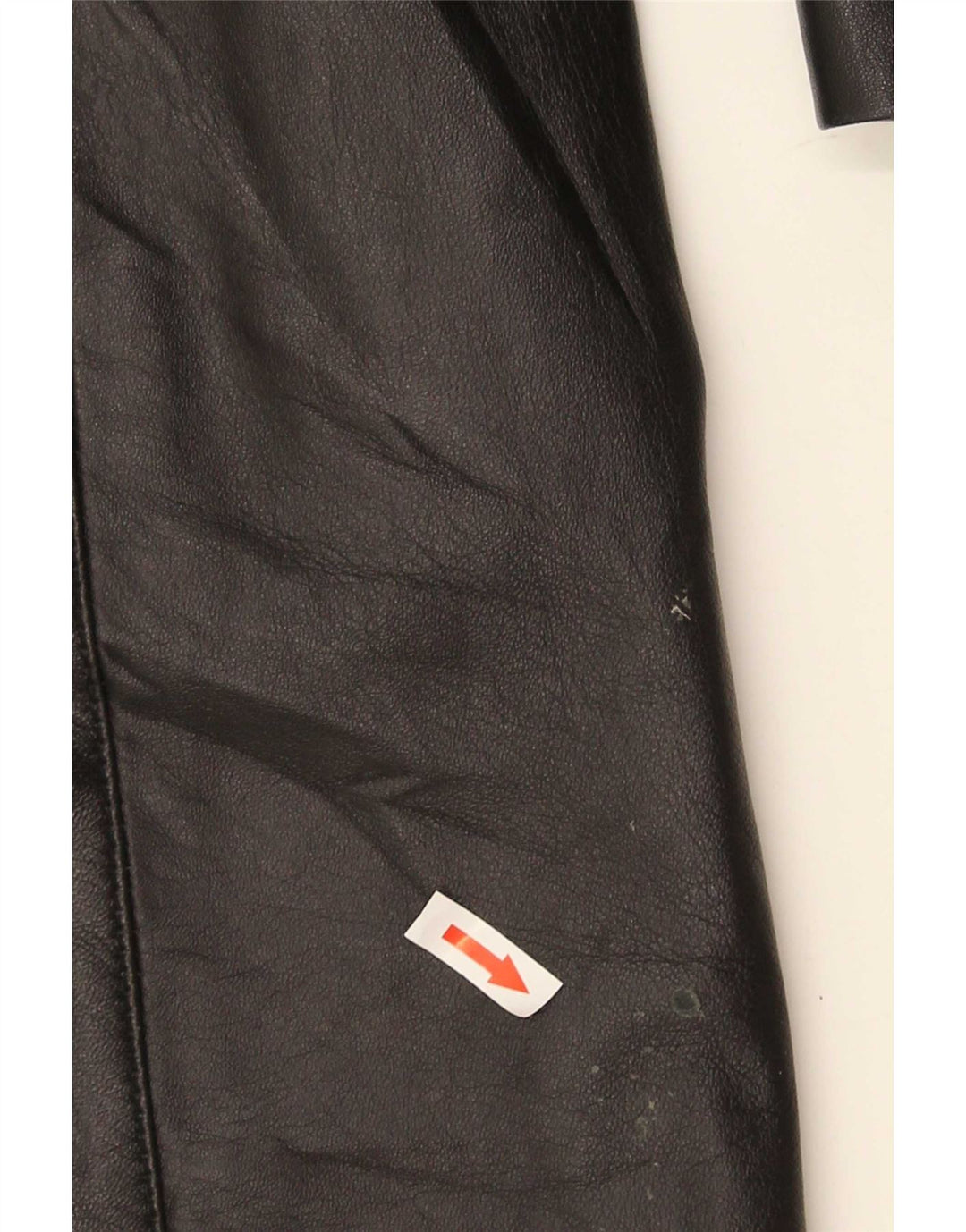 Chaqueta legendaria 1957 Abrigo de cuero para mujer IT 50 XL Negro