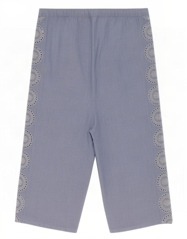 Marks & Spencer Pantalones Capri para Dormir para Mujer UK 40 Large W34 L22 Azul