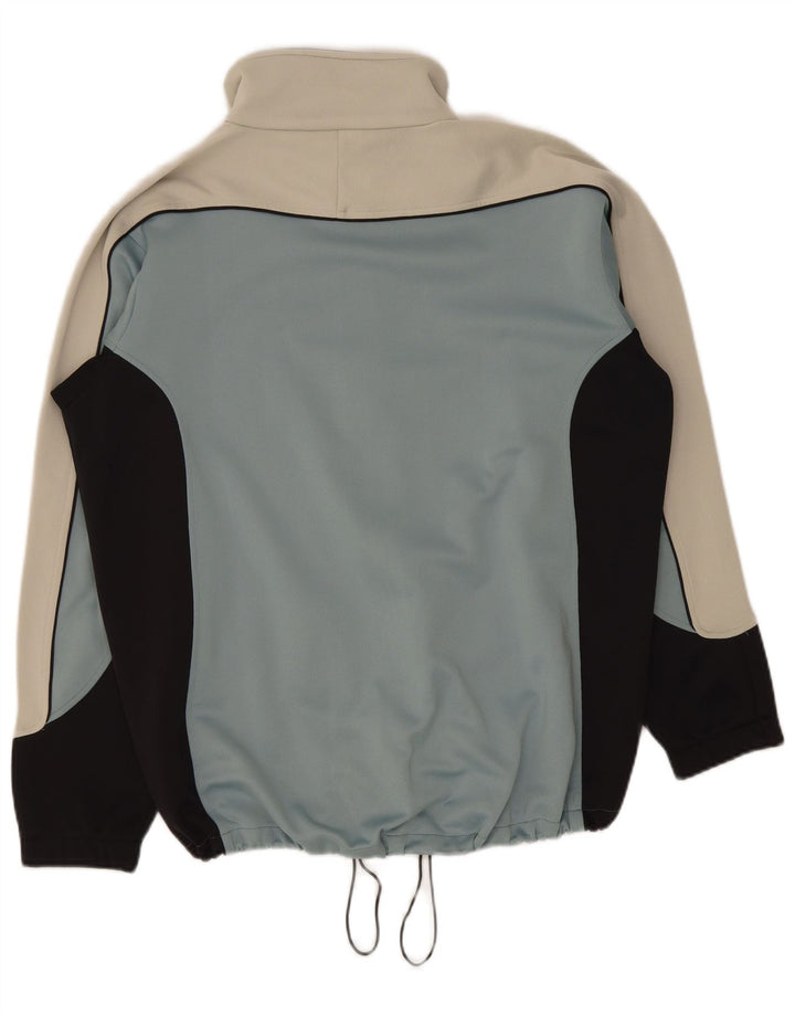 Asics Hombre Chándal Top Chaqueta Grande Azul Colorblock Poliéster