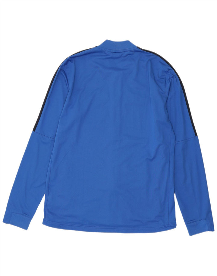 Nike Hombre Dri Fit Graphic Chándal Top Chaqueta Grande Azul Colorblock