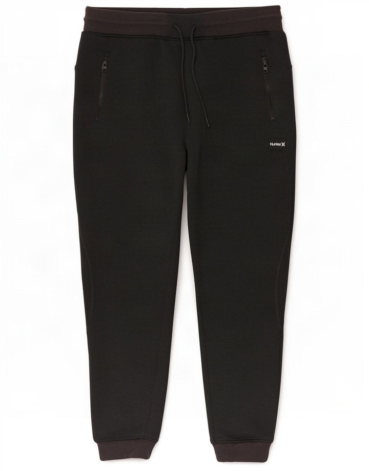 Hurley Hombre Crop Chándal Pantalones Joggers Small Gris Poliéster