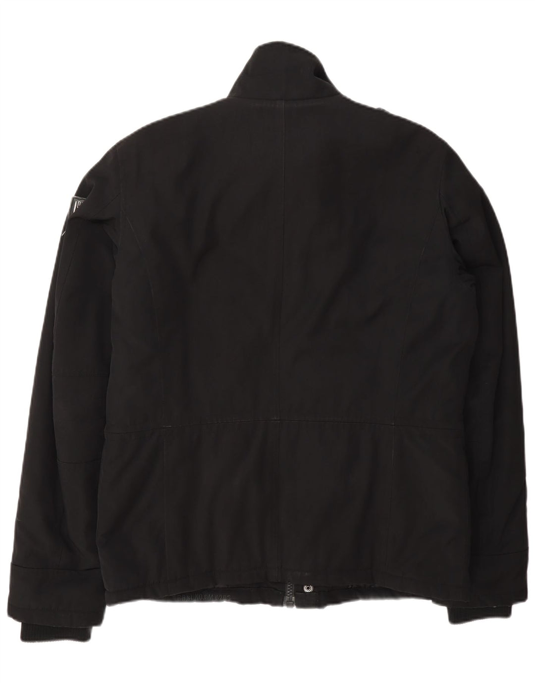 Bomboogie Chaqueta militar utilitaria para hombre UK 40 Grande Poliéster negro