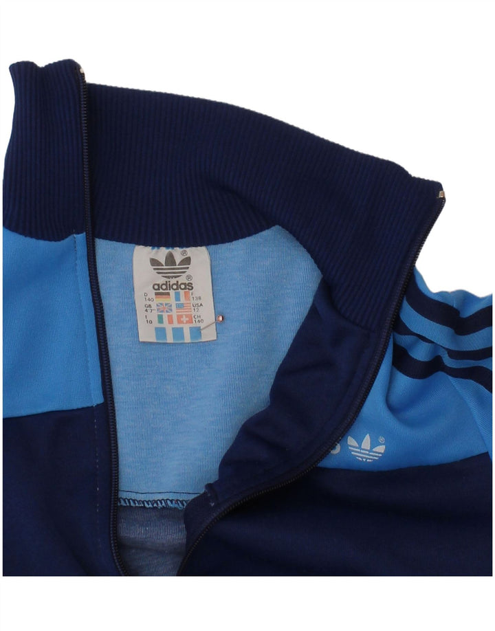 ADIDAS Chaqueta de chándal para niño 9-10 años Azul marino Colorblock