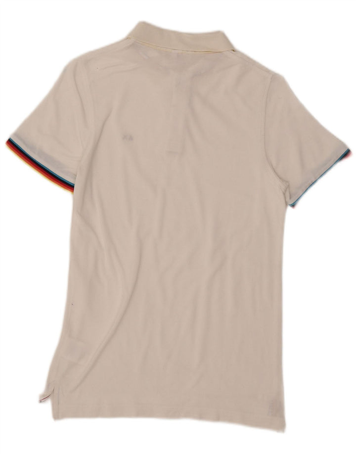 Sun68 Polo para niño 11-12 años Tencel Blanco