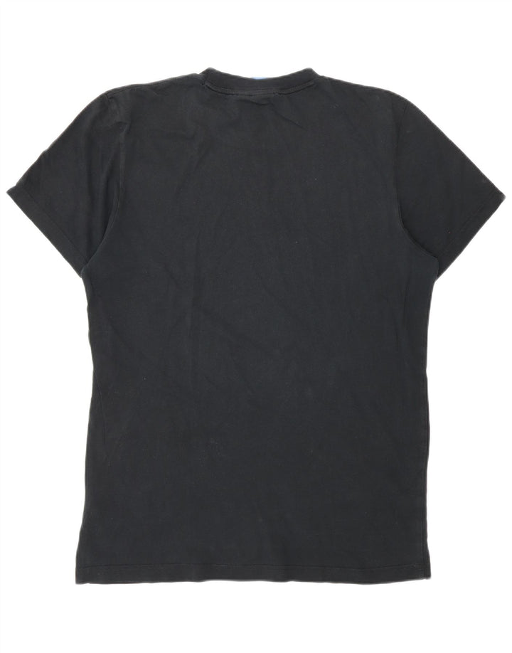 Adidas - Camiseta gráfica para hombre, talla mediana, algodón negro