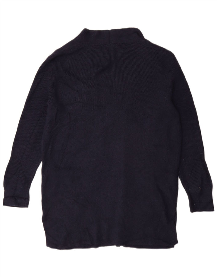 Marks & Spencer Suéter Cárdigan Abierto Largo para Mujer UK 46 Grande Azul Marino