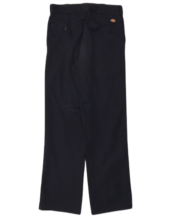 DICKIES Pantalón chino recto para hombre W30 L32 Azul marino Poliéster