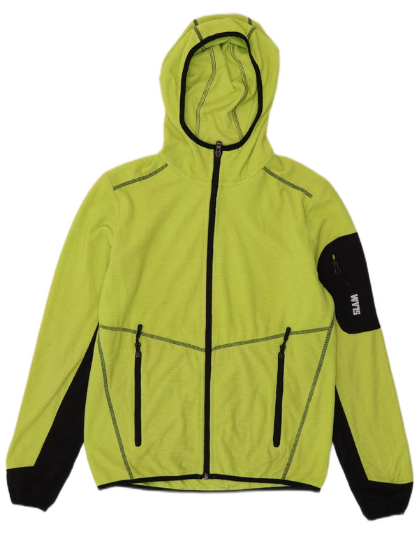SLAM Hombre Sudadera Con Capucha Y Cremallera Small Verde Colorblock Poliéster