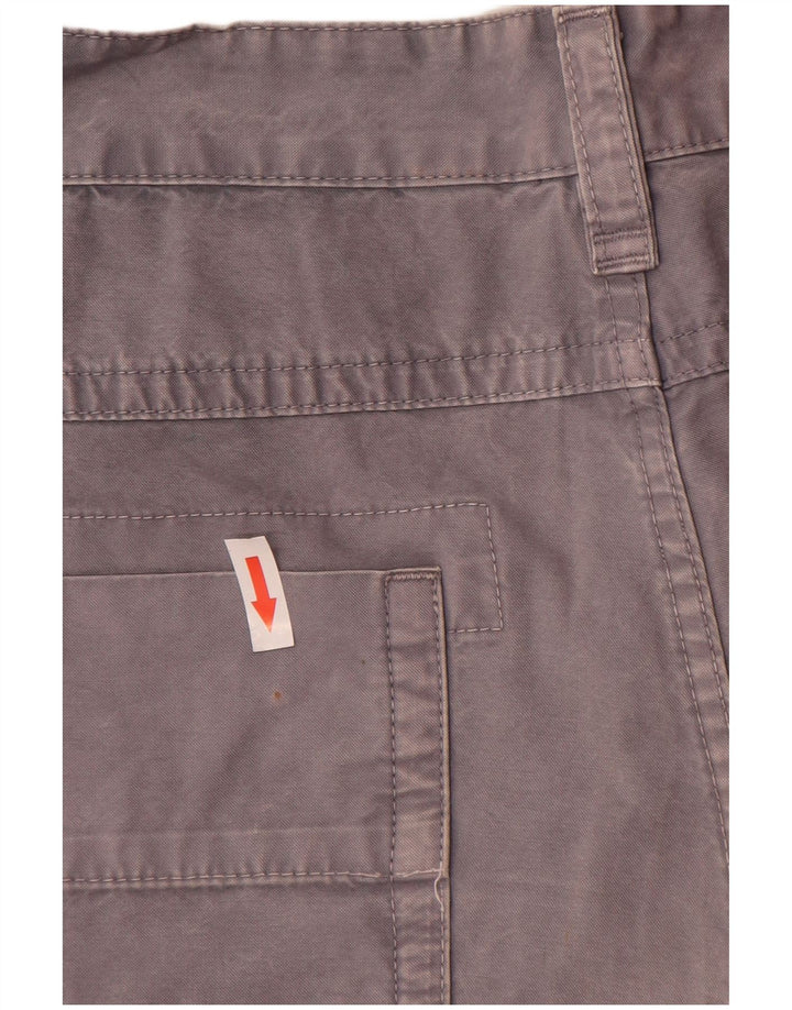 Murphy & Nye Pantalones cortos tipo cargo para hombre W34 Algodón gris grande