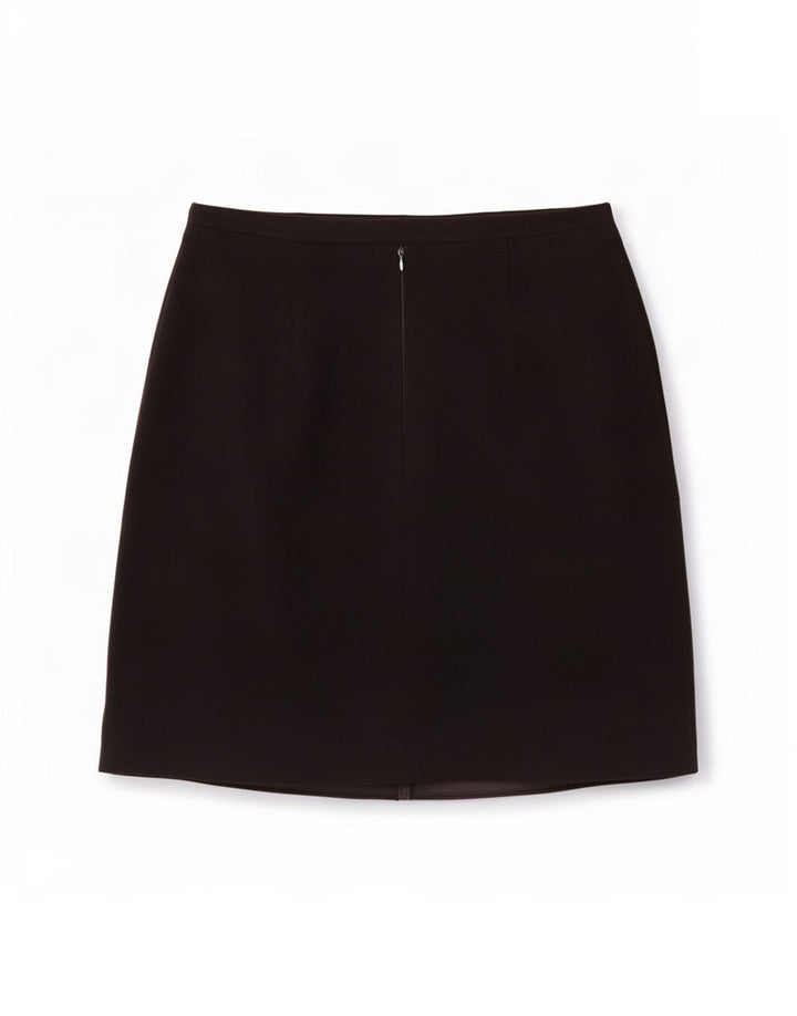 Marks & Spencer Falda acampanada para mujer UK 12 Medium W30 Poliéster negro