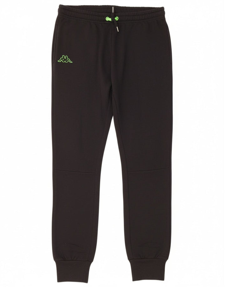 Pantalones De Chándal Kappa Mujer Joggers Large Negro Algodón