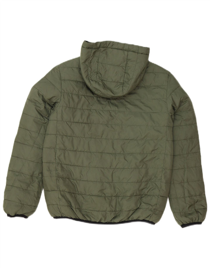 Quiksilver Chaqueta Acolchada Reversible con Capucha para Niños 11-12 Años Medium Khaki