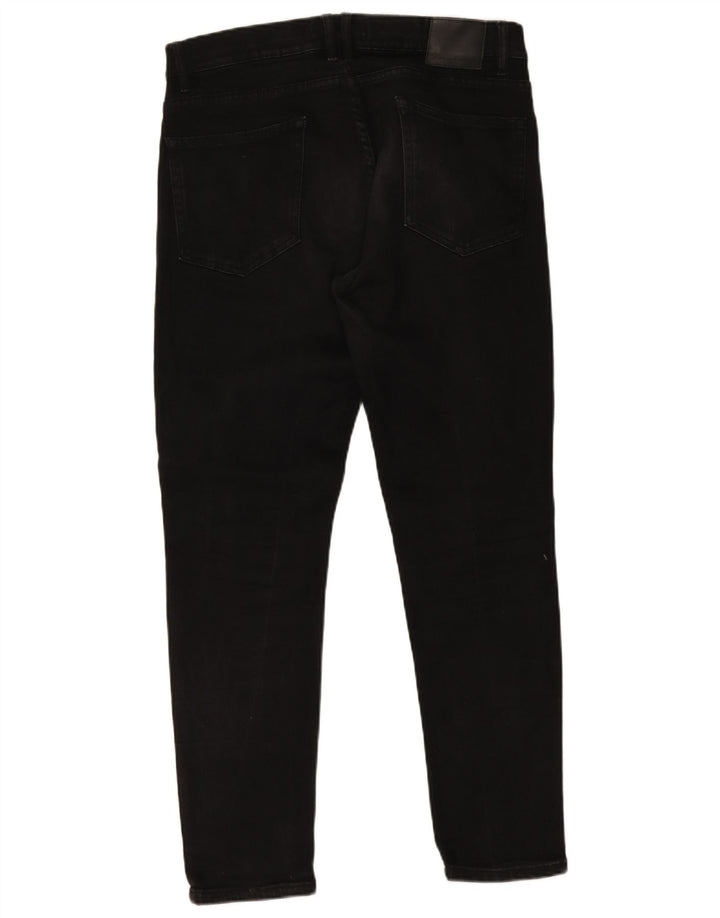 Zara Vaqueros Slim para Hombre EU 46 XL W36 L30 Negro
