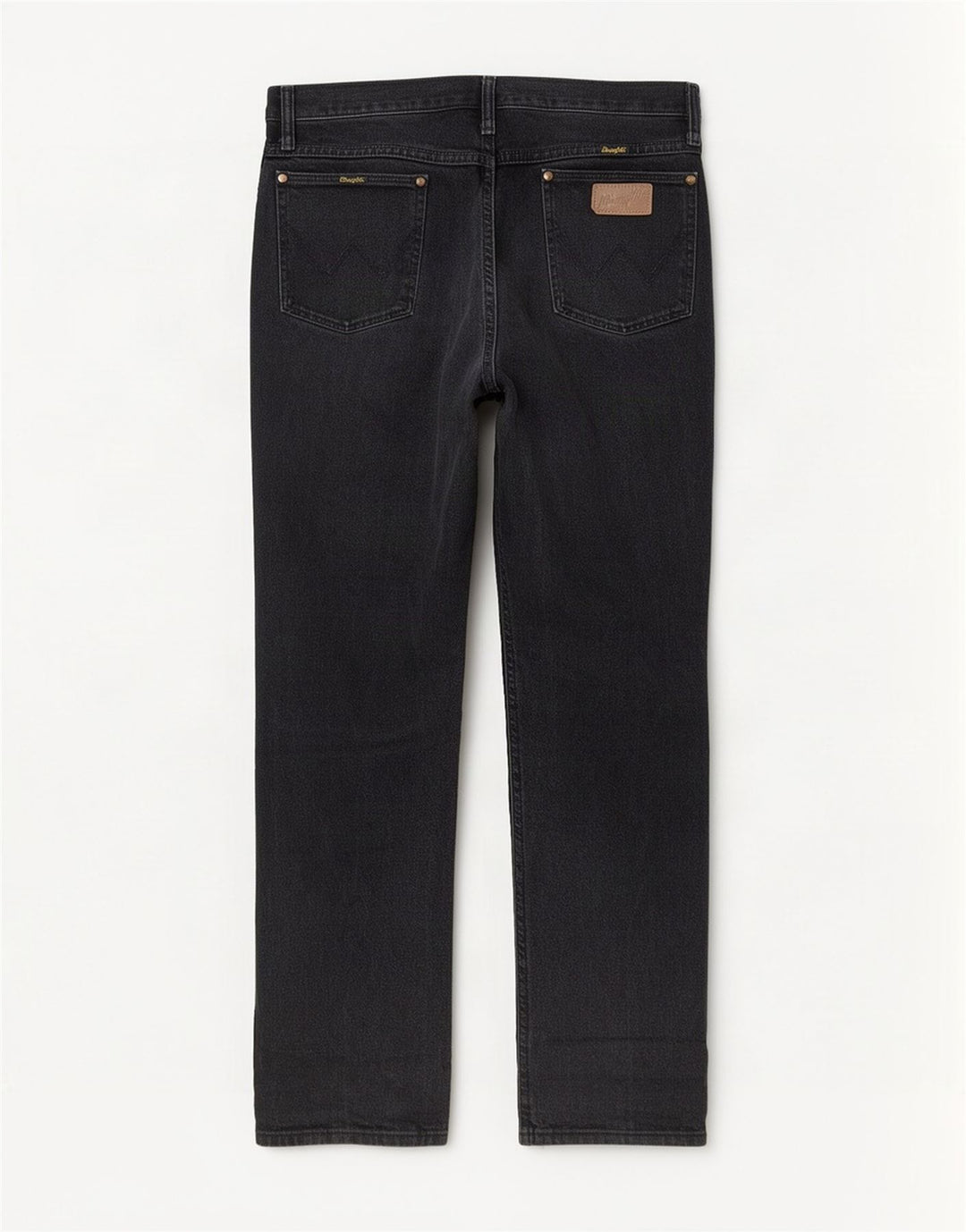 Wrangler Vaqueros rectos para hombre W33 L32 Algodón gris