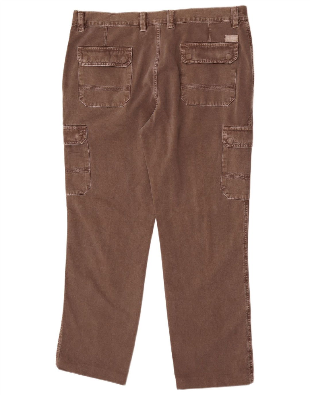 Pantalón cargo de corte regular para hombre Carrera W40 L30 Algodón marrón