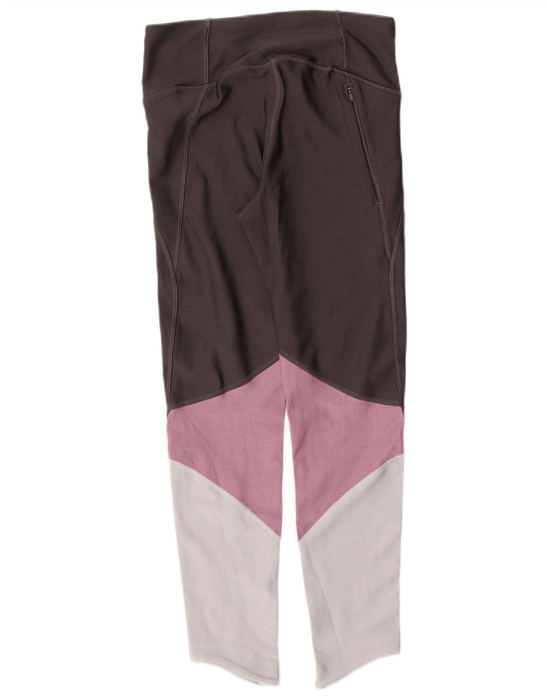 UNDER ARMOUR Leggings Heat Gear para mujer Reino Unido 8 Pequeño Gris Colorblock