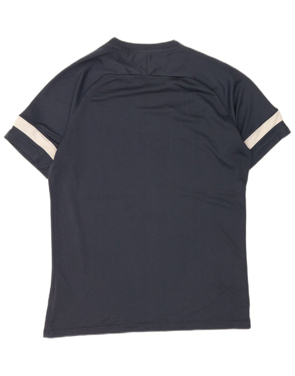 Camiseta Nike Dri Fit para hombre, talla grande, color azul marino, poliéster