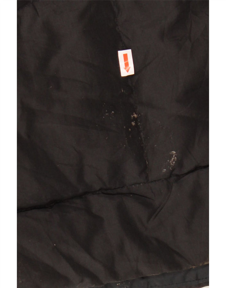 LONDON FOG Abrigo acolchado para mujer US 8 mediano negro