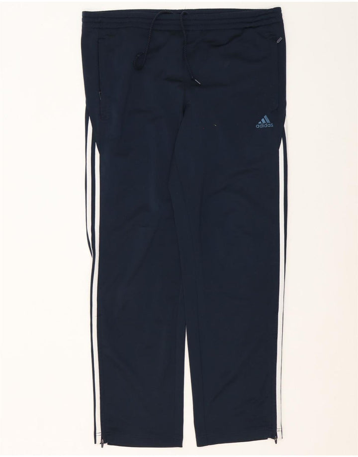 Adidas Pantalones de chándal para hombre UK 38/40 Medium Azul marino Poliéster