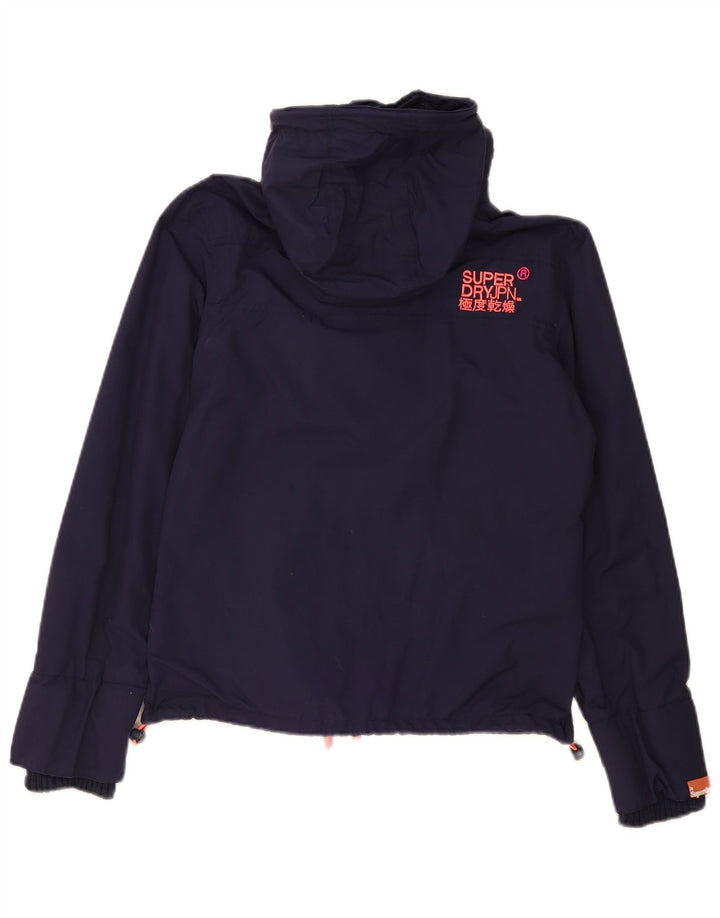 Superdry Chaqueta Cortavientos Windcheater para Mujer UK 44 Azul Marino Mediano
