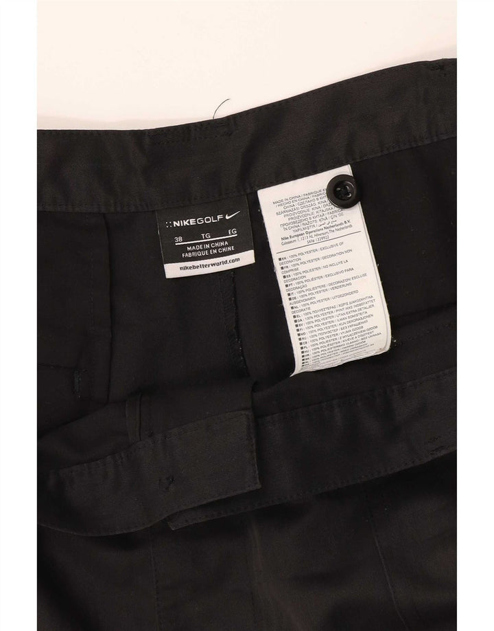 Pantalones cortos chinos Nike para hombre W38 XL Poliéster negro