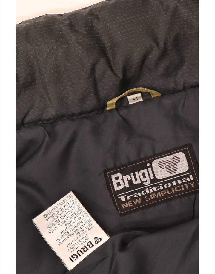 Brugi Chaleco acolchado para hombre IT 54 2XL Poliamida amarilla