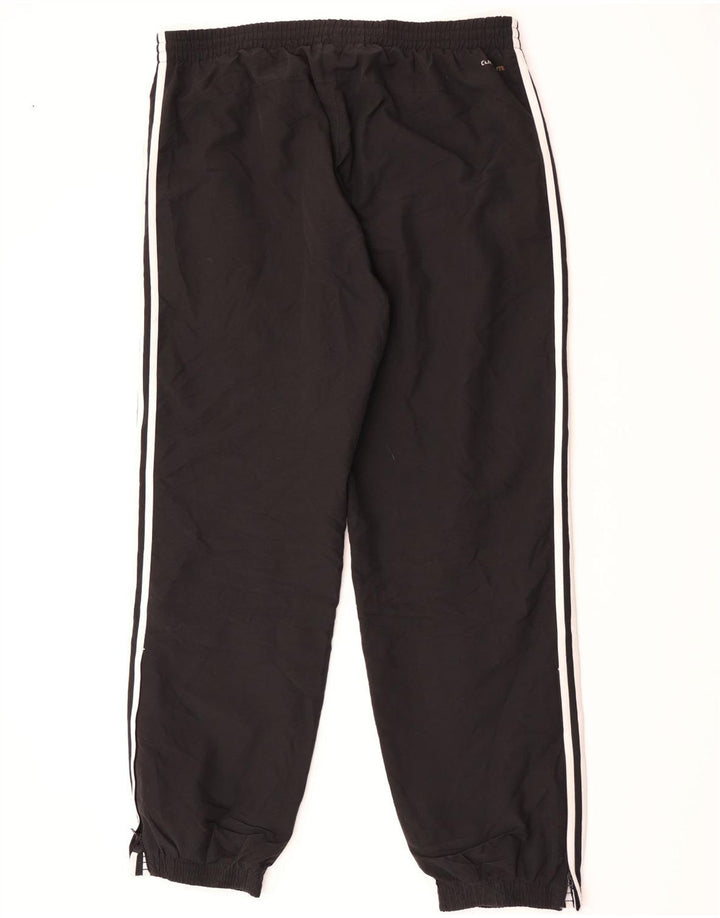 Adidas Hombre Climalite Chándal Pantalones Joggers XL Negro Poliéster