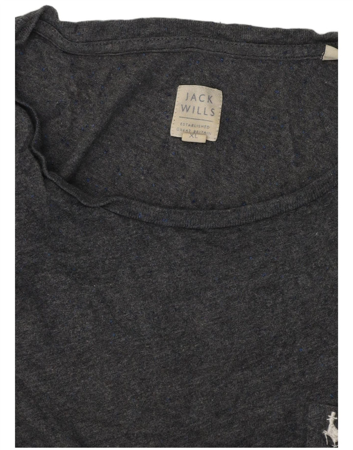 Jack Wills Camiseta Hombre Top XL Gris Moteado