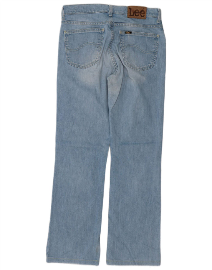 Vaqueros Lee Mujer Rectos W33 L30 Algodón Azul