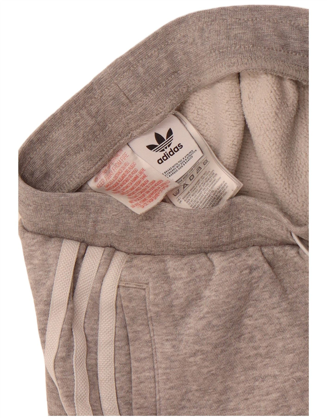 Adidas Pantalones cortos deportivos para niño 8-9 años Gris Algodón