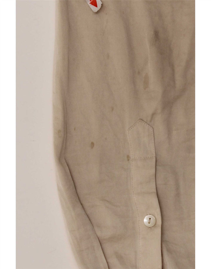Camisa para mujer Jigsaw UK 42 Poliéster beige medio