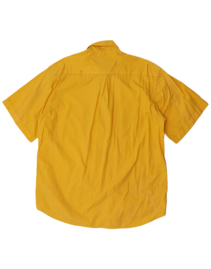 Levi's Camisa De Manga Corta Para Hombre De Algodón Amarillo Grande