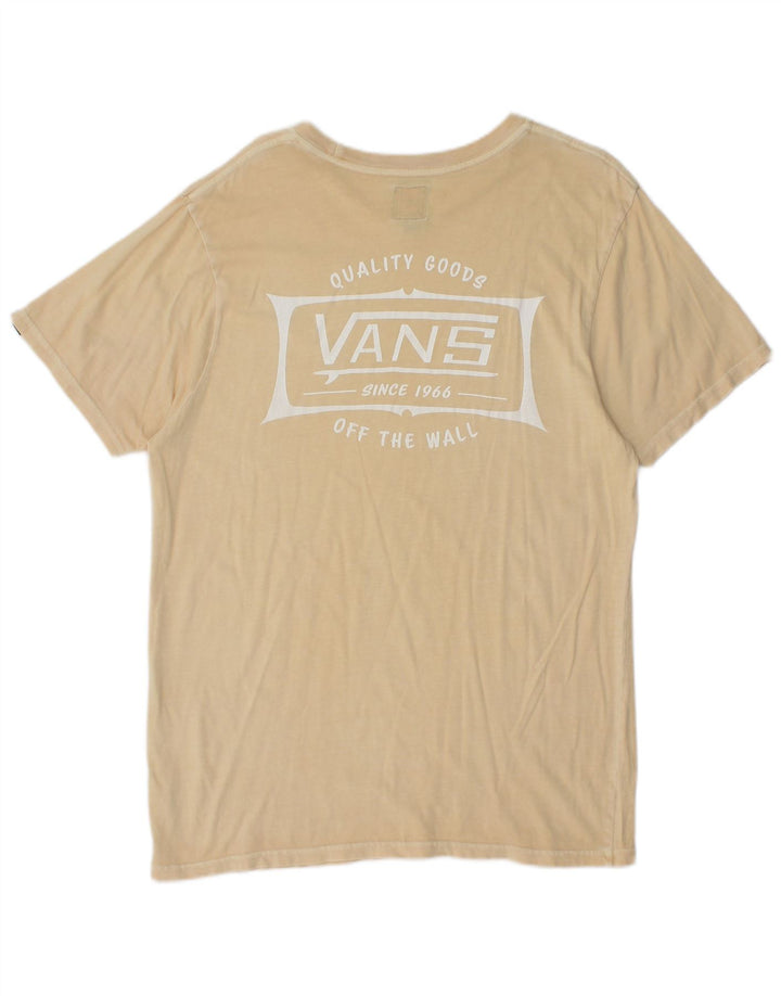 Vans Hombre Camiseta Gráfica Top Medium Beige