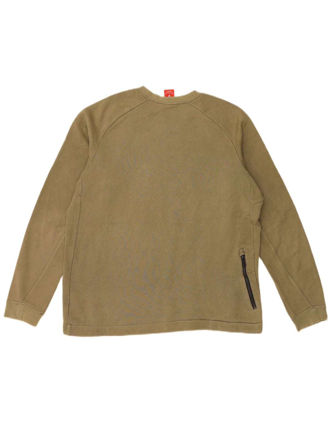 Nike Hombre Sudadera Jumper Large Caqui Algodón