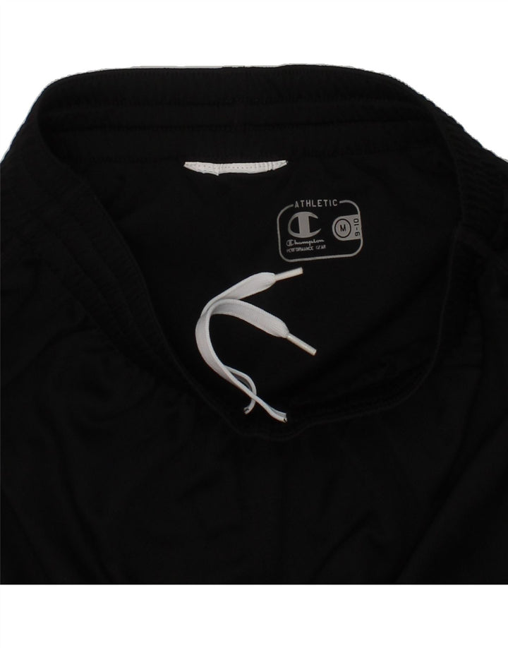 CHAMPION Boys Sport Shorts 9-10 Years Medium  Black Vintage Champion and Second-Hand Champion from Messina Hembry 