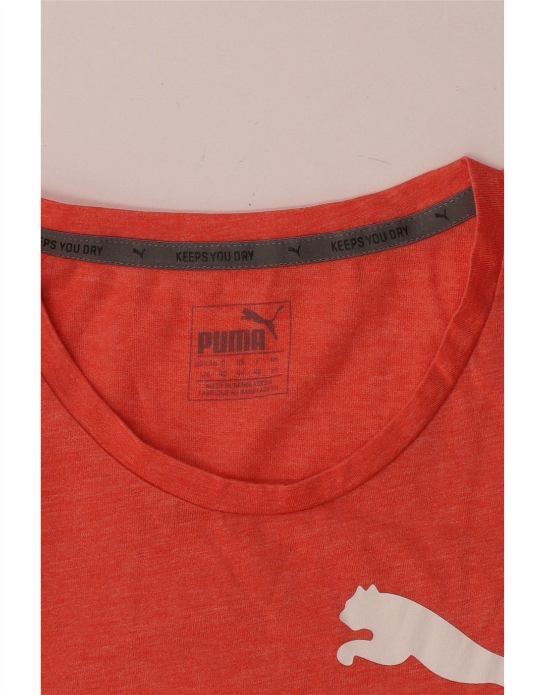 Puma - Camiseta gráfica para mujer (talla 40), color naranja