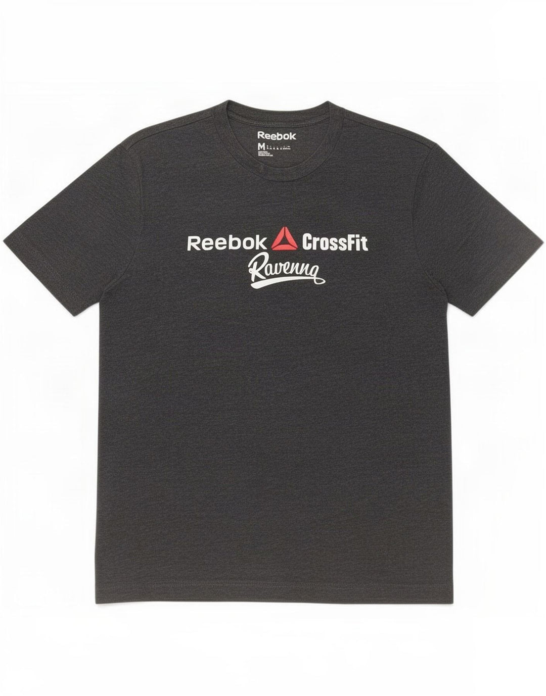 Camiseta Reebok Hombre Graphic Top Algodón Gris Medio