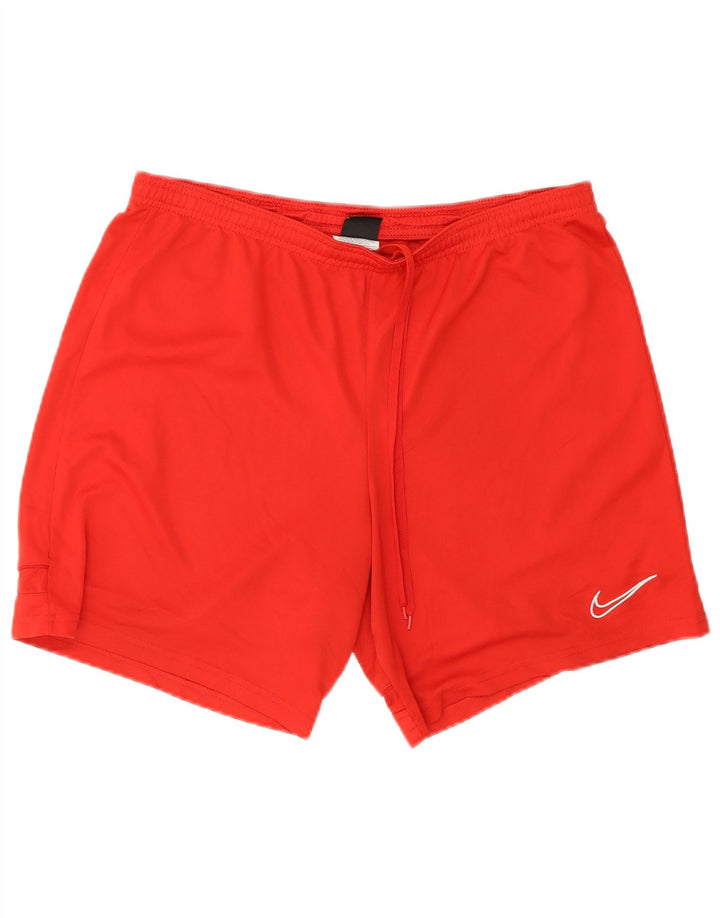 Pantalones cortos deportivos Nike Dri Fit para hombre XL Poliéster rojo